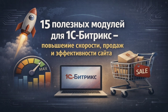 15 полезных модулей для 1с-Битрикс - повышение скорости, продаж и эффективности сайта