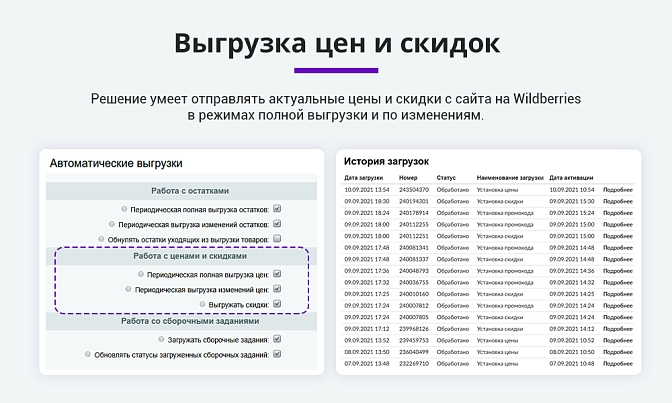Интеграция с Wildberries для Битрикс описание возможностей 4