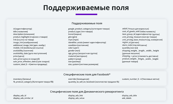 Выгрузка товаров в Google Merchant (xml фид)  для Битрикс описание возможностей 5